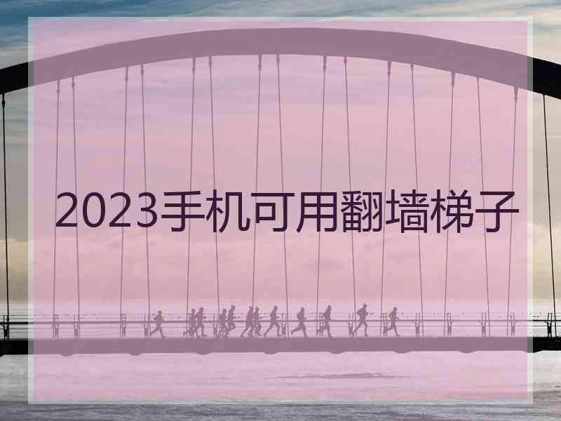 2023手机可用翻墙梯子