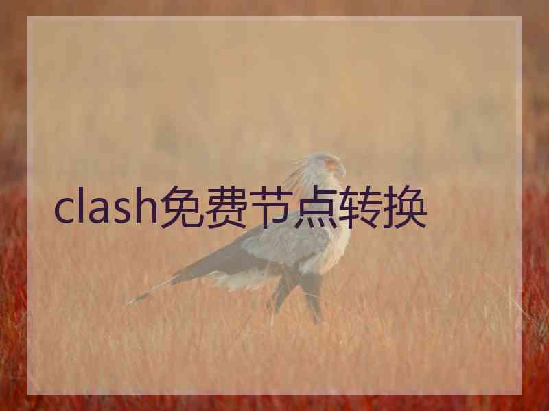 clash免费节点转换