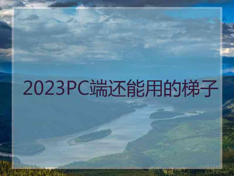 2023PC端还能用的梯子