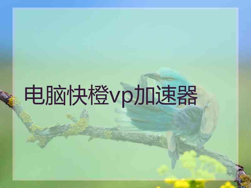 电脑快橙vp加速器